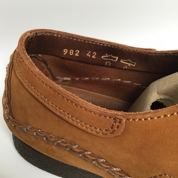 Frau Italian Leather Shoes Men’s Size 42 EU 8 1/2 US Brown Footwear Italy - Picture 6 of 15